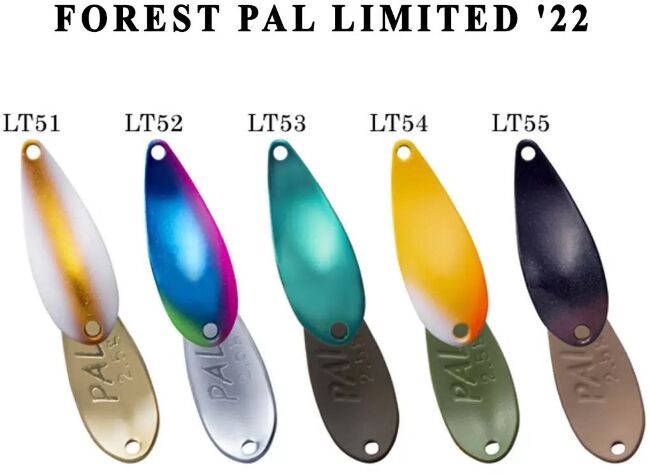 Блесна  колеблющаяся FOREST PAL Limited '22 2.5гр LT55