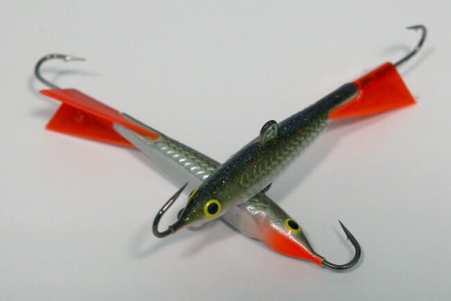 Балансир KRAPAL New 3см 6гр хвост:красный #037