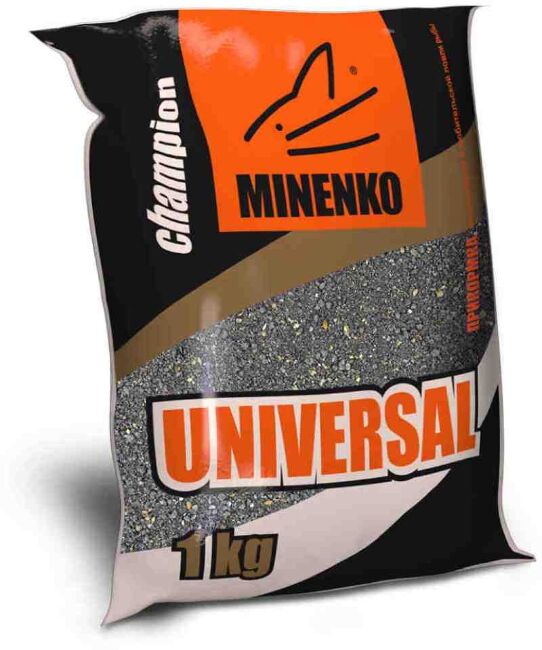 Прикормка MINENKO Universal Черная 1кг