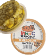 Насадка РЫЖИЙ КОТ Микс Зерновой (перловка, кукуруза, пшеница) в бустере Мёд 30мл Насадка РЫЖИЙ КОТ Микс Зерновой (перловка, кукуруза, пшеница) в бустере Мёд 30мл