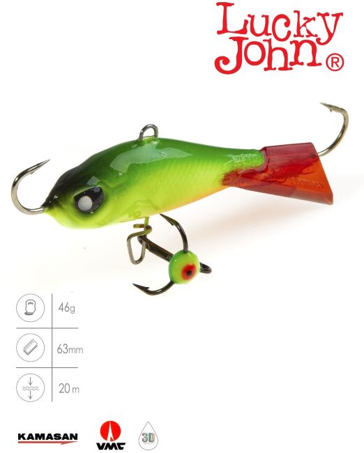 Балансир Lucky John BALTIC 6 с тр. 60мм/26RT блистер