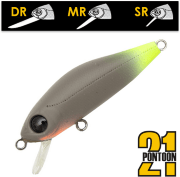 Воблер PONTOON21 CrackJack 38F-MR 38мм 2.4гр 0.5-0.8м 15MSH-JPP