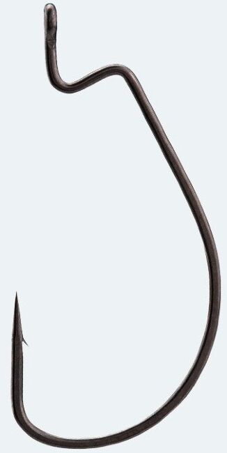 Крючок офсетный BKK Nemesis 9004 #1 чёрный 8шт/уп