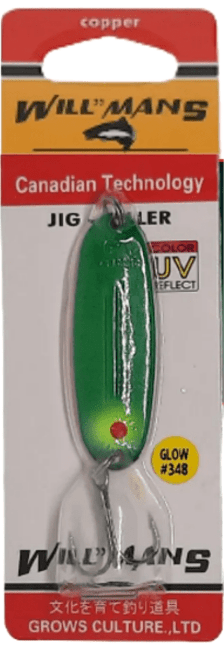 Блесна колеблющаяся GROWS CULTURE Will"mans Jig Killer 57мм 7гр #348 UV