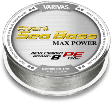 Плетёный шнур Varivas Avani Sea Bass Max Power PE х8 #1.0 150м Grey