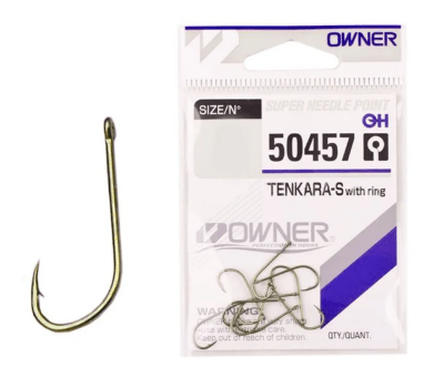 Крючок OWNER 50457-10 Tenkara-S with ring колечко коричн кован 10шт/уп Крючок OWNER 50457-10 Tenkara-S with ring колечко коричн кован 10шт/уп