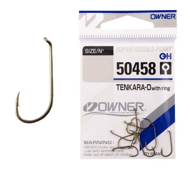 Крючок OWNER 50458-16 Tenkara-D with ring колечко коричн кован 13шт/уп