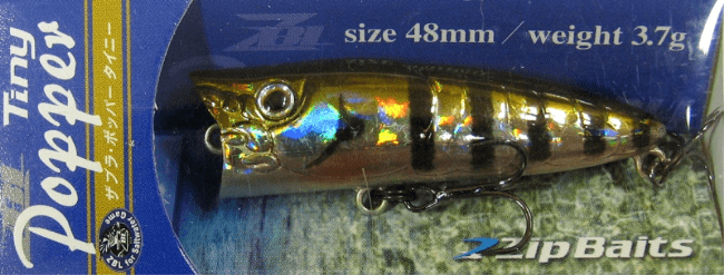 Воблер ZipBaits ZBL Popper Tiny 48F 48мм 3.7гр поверхностный 509R