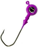 Джиг-головка крашеная ПТФ МОРМЫШ Шар 44гр кр-к: VD-079 №5/0 цв:06-фиолетовый 3шт/уп