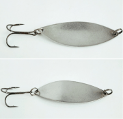 Блесна "Русская приманка" СЕНЕЖ 7 см/13 гр. Серебро/матовая