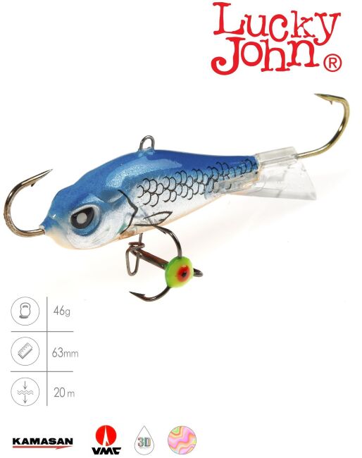 Балансир Lucky John BALTIC 6 с тр. 60мм/45H блистер Балансир Lucky John BALTIC 6 с тр. 60мм/45H блистер