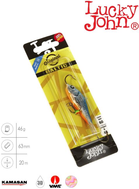 Балансир Lucky John BALTIC 6 с тр. 60мм/45H блистер Балансир Lucky John BALTIC 6 с тр. 60мм/45H блистер