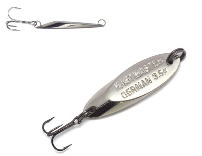 Блесна колеблющаяся GERMAN Kastmaster 105 34мм 3.5гр #S01 серебро Блесна колеблющаяся GERMAN Kastmaster 105 34мм 3.5гр #S01 серебро