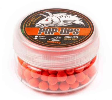 Насадочные бойлы плавающие MINENKO Pop-UP Strawberry (клубника) Ø10мм 60гр/бан. Насадочные бойлы плавающие MINENKO Pop-UP Strawberry (клубника) Ø10мм 60гр/бан.