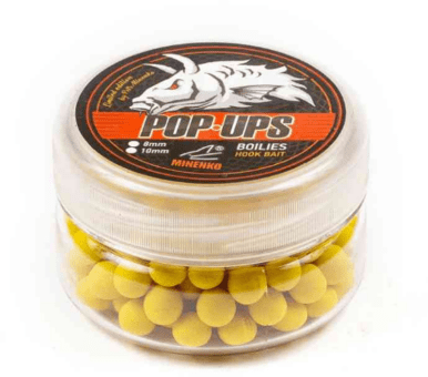 Насадочные бойлы плавающие MINENKO Pop-UP Sweet Corn (кукуруза) Ø10мм 60гр/бан. Насадочные бойлы плавающие MINENKO Pop-UP Sweet Corn (кукуруза) Ø10мм 60гр/бан.