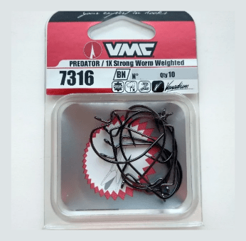 Крючок офсетный VMC 7316 BN №3/0 кованый 10шт/уп Крючок офсетный VMC 7316 BN №3/0 кованый 10шт/уп