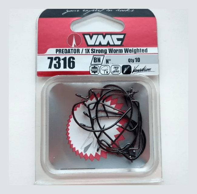Крючок офсетный VMC 7316 BN №3/0 кованый 10шт/уп