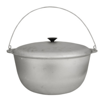 Котелок ЛИТОЙ 8л с крышкой алюминиевый Котелок ЛИТОЙ 8л с крышкой алюминиевый