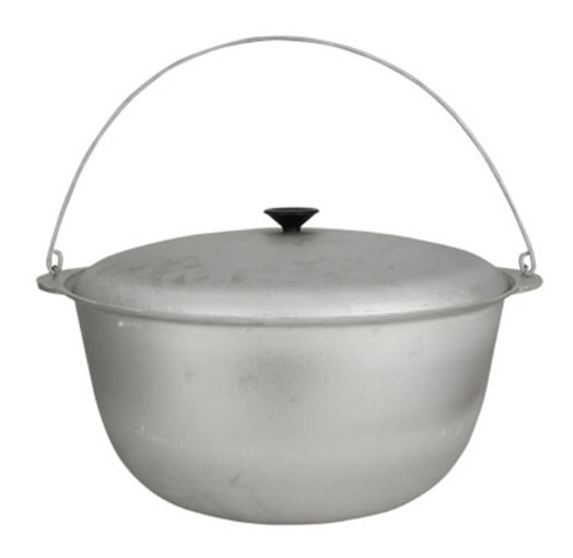 Котелок ЛИТОЙ 8л с крышкой алюминиевый