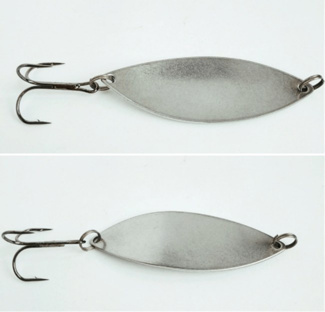 Блесна "Русская приманка" СЕНЕЖ 7 см/17 гр. Серебро/матовая