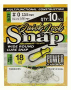 Застежка INTECH Quick lock Snap #0 18кг 10шт/уп