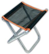 Табурет складной алюминий сиденье:сетч.таслан 25*25*20см цвет в ассорт. (101408)