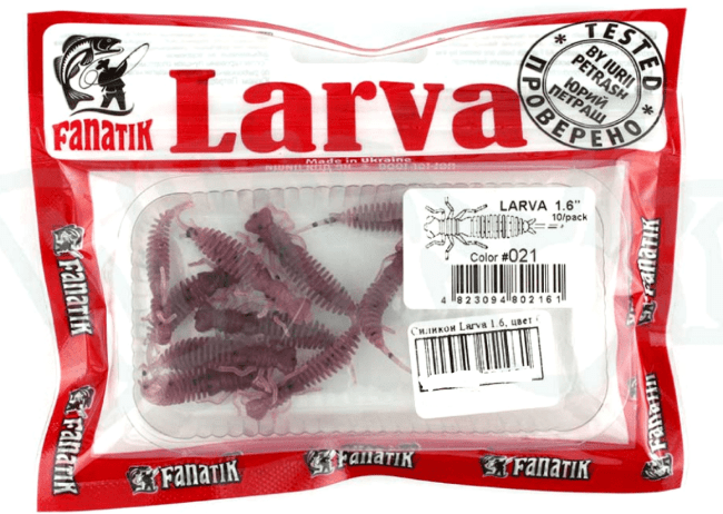 Cиликоновая приманка Fanatik Larva 1.6 (4cм) 021