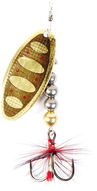 Блесна вращающаяся LUCKY JOHN Shelt Blade Tungsten body №4 20.0гр #001 LJSBT04-001