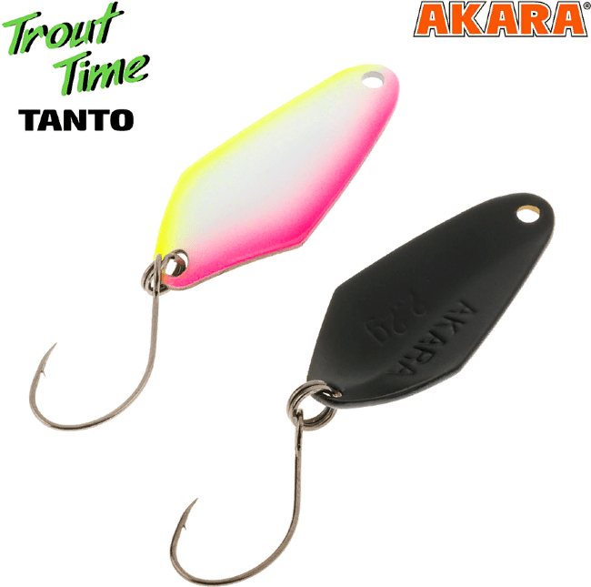 Блесна колеблющаяся AKARA Trout Time Tanto 30мм 2.8гр #55