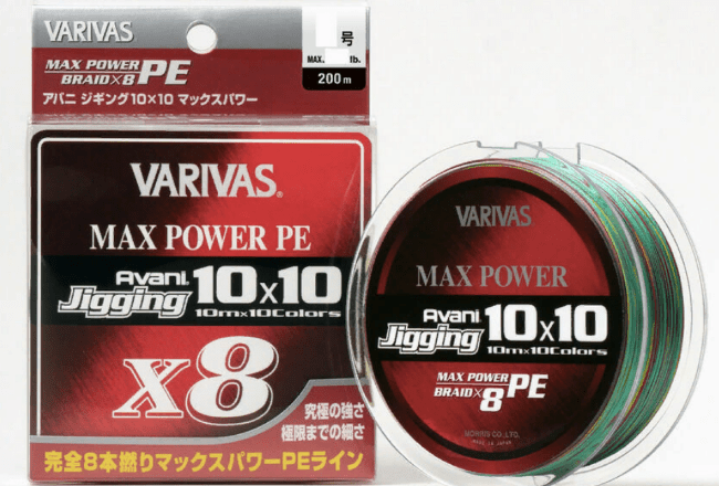 Плетёный шнур Varivas Avani Jigging Max Power PE 8 #1.5 200м Плетёный шнур Varivas Avani Jigging Max Power PE 8 #1.5 200м