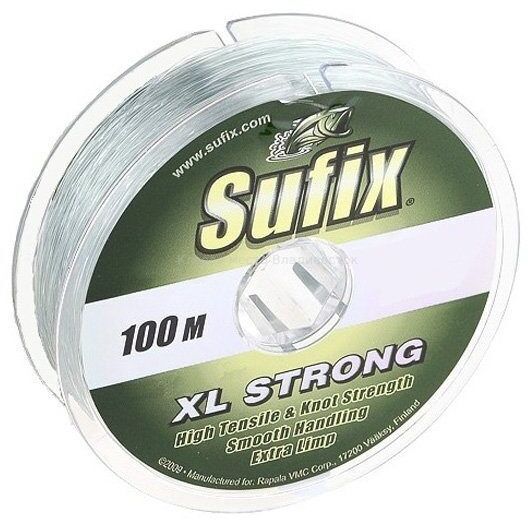 Леска монофил SUFIX XL Strong прозрачная 100м 0.14мм 1.9кг Леска монофил SUFIX XL Strong прозрачная 100м 0.14мм 1.9кг
