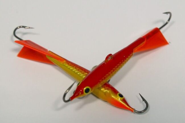 Балансир KRAPAL New 3см 6гр хвост:красный #040