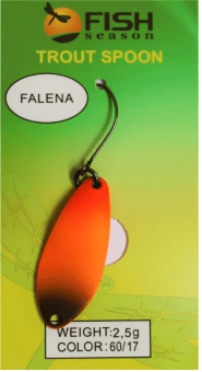 Блесна колеблющаяся FISH SEASONS Falena 2.5гр  #17 Блесна колеблющаяся FISH SEASONS Falena 2.5гр  #17