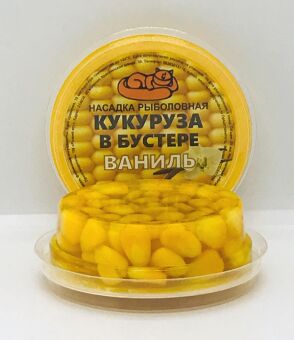Насадка рыболовная РЫЖИЙ КОТ Кукуруза в бустере Ваниль 30мл Насадка рыболовная РЫЖИЙ КОТ Кукуруза в бустере Ваниль 30мл