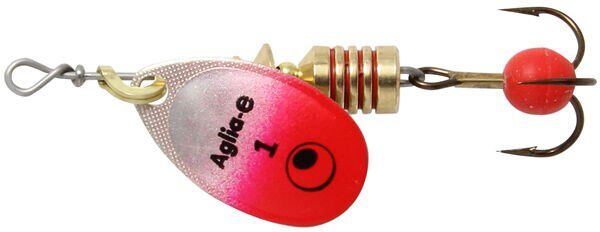 Блесна вращающаяся MEPPS Aglia E Red (красн) №1 3,5гр