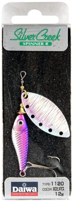 Блесна вращающаяся DAIWA "Silver Creek Spinner-R" 1120 Holo Himemas (10000014)