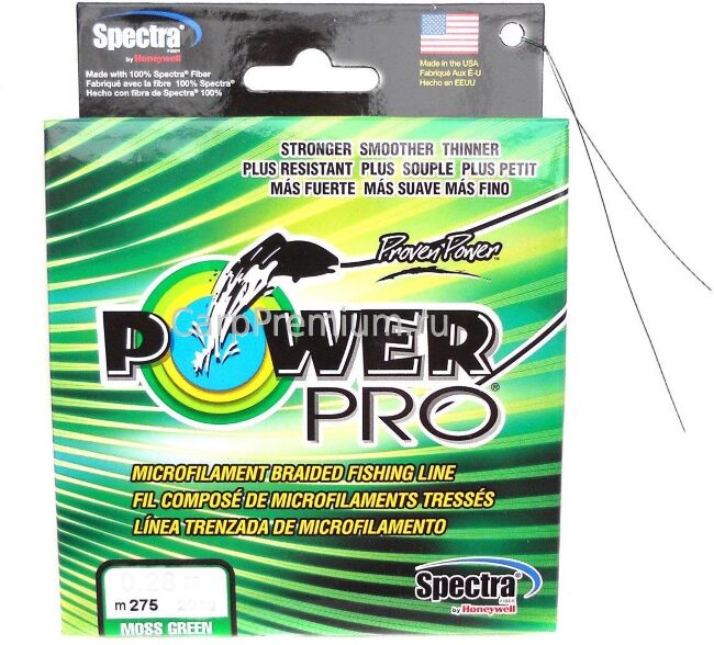 Плетёный шнур POWER PRO Moss Green 275м 0.15мм 9кг зеленый