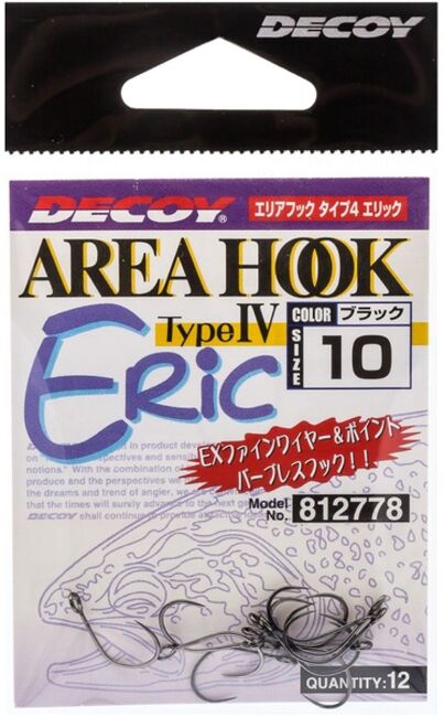 Крючок одинарный форелевый Decoy AH-4 Type IV ERIC #10 12шт/уп Крючок одинарный форелевый Decoy AH-4 Type IV ERIC #10 12шт/уп