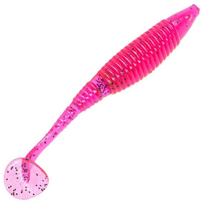 Приманка DS-WIBRA 75мм 6шт/уп, цвет (130) маджента, блестки черные Приманка DS-WIBRA 75мм 6шт/уп, цвет (130) маджента, блестки черные