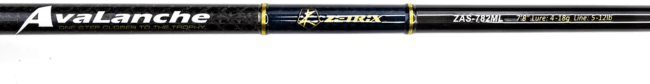 Удилище спиннинговое ZETRIX Avalanche 2.34м, 4-18гр Fast ZAS-782ML