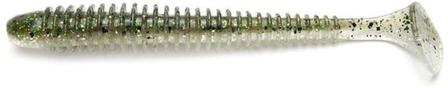 Виброхвост KEITECH Swing Impact 2.5" #416 Silver Flash Minnow 7.5см 1.9гр 10шт/уп