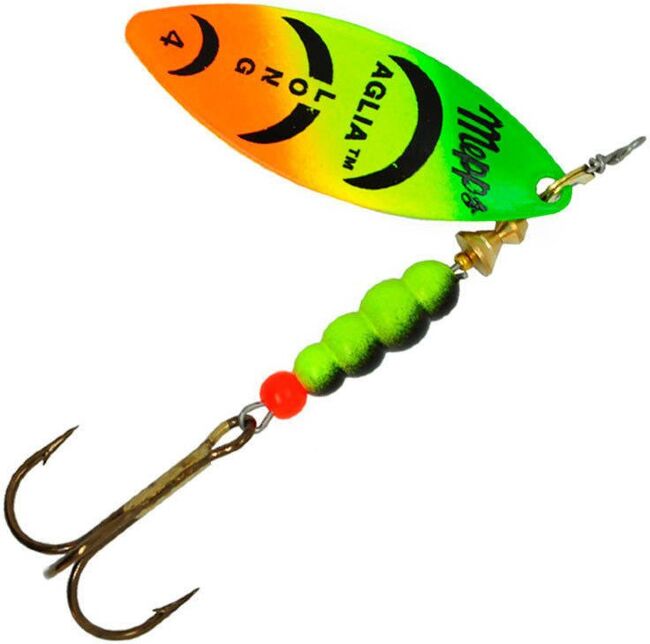Блесна вращающаяся MEPPS Aglia Long Tiger №4 17г Блесна вращающаяся MEPPS Aglia Long Tiger №4 17г