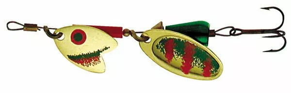 Блесна вращающаяся MEPPS Tandem Trout OR (золото) №2 10г (2)