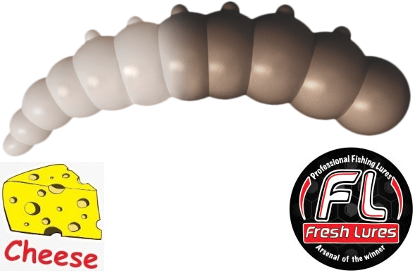 Силиконовая приманка FRESH LURES Junior 1.2”/30мм Сыр #228 14шт/уп