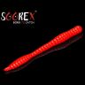 Силиконовая приманка SOOREX PRO Worm 80мм 1.3гр Сыр #132 Красный/Red 6шт/уп