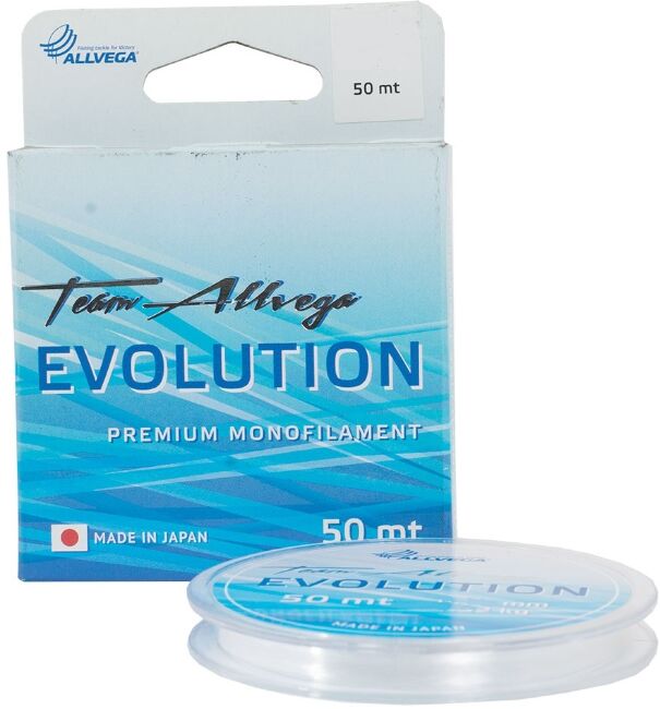 Леска монофил ALLVEGA Evolution 50м 0,20мм 5,75кг прозрачная