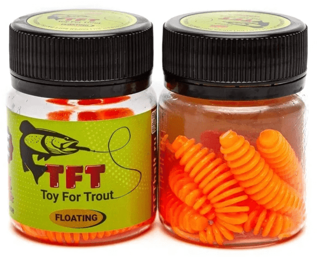 TFT Приманка силиконовая 50 мм. SKINNY Цвет: S-10 Оранжевый, Аромат: Сыр, 10шт. TFT Приманка силиконовая 50 мм. SKINNY Цвет: S-10 Оранжевый, Аромат: Сыр, 10шт.
