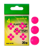 Бусина пластик FISH SEASON Plastic Bead Red Ø4мм красная 20шт/уп XA-9260-R4