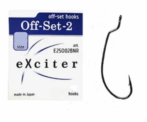 Офсетный крючок EXCITER Off-Set-2 #1  6шт/уп