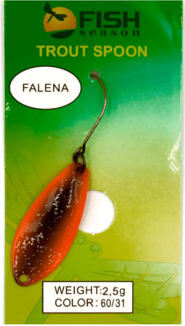 Блесна колеблющаяся FISH SEASONS Falena 2.5гр #31 Блесна колеблющаяся FISH SEASONS Falena 2.5гр #31